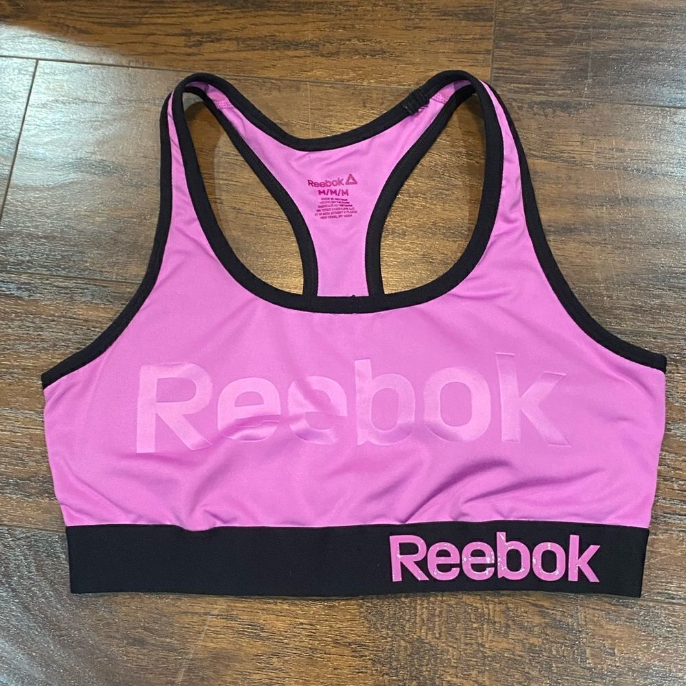 Reebok Pink Sports bra Medium